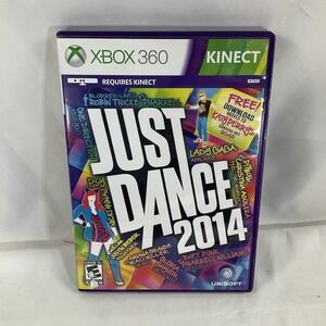 Just Dance 2014 Xbox 360 Video Game Complete Kinect Required Ubisoft
